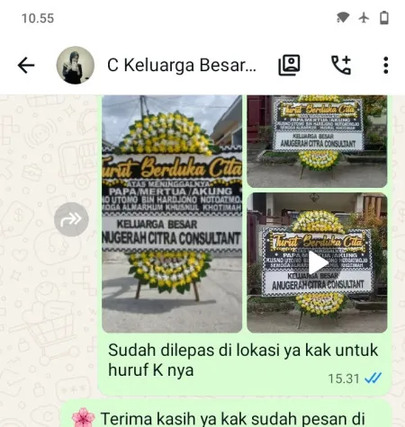 Pengiriman Papan Bunga Duka Padamulya Cipunagara